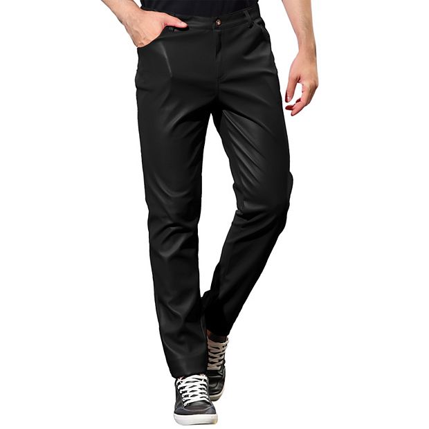 Kohl's faux leather on sale pants