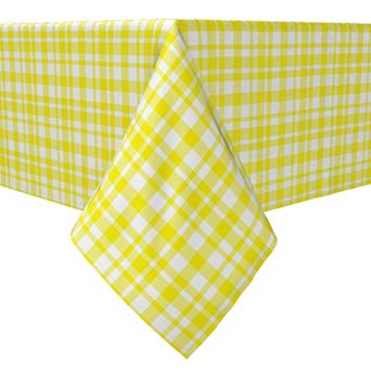 Square Tablecloth, 100% Cotton, 60x60", Plaid 8