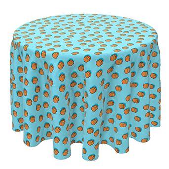 Round Tablecloth, 100% Cotton, 60 Round", Pixel Burgers