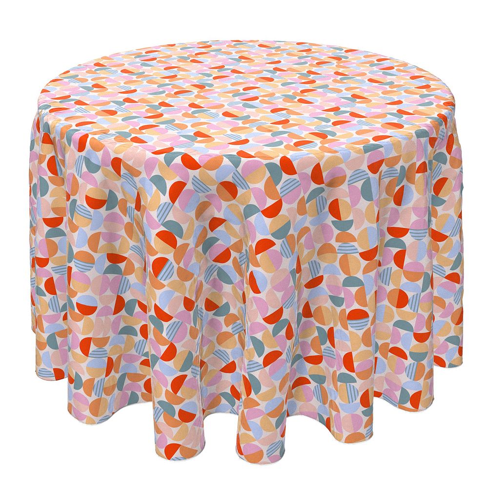 Round Tablecloth, 100% Cotton, 60 Round