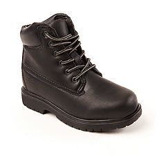 Boys black store work boots