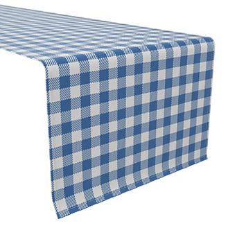 Table Runner, 100% Cotton, 16x90", Plaid 16