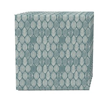 Napkin Set of 4, 100% Cotton, 20x20", Abstract Background Design