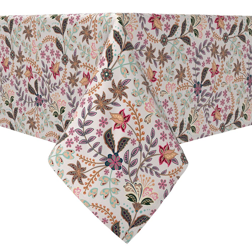 Square Tablecloth, 100% Cotton, 60x60