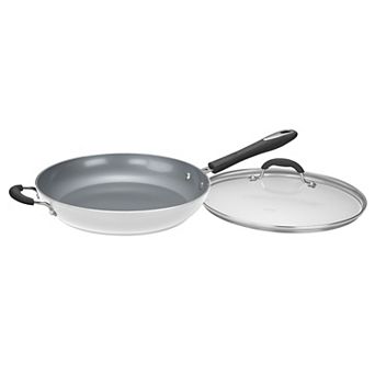 Cuisinart® Ceramica® XT Matte Collection Ceramic Non-Stick 12" Skillet With Helper Handle & Lid