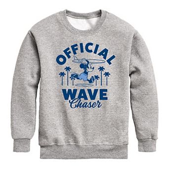 Disney's Mickey Mouse Boys 8-20 Official Wave Chaser Fleece Sweatshirt