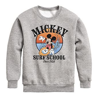 Disney's Mickey Mouse Boys 8-20 Surf School Fleece Sweatshirt