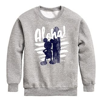 Disney's Mickey Mouse Boys 8-20 Aloha Fleece Sweatshirt