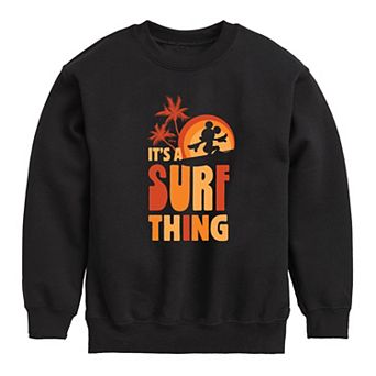 Disney's Mickey Mouse Boys 8-20 It's A Surf Thing Fleece Sweatshirt