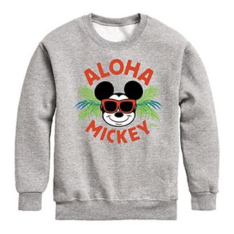 Disney's Mickey Mouse Boys 8-20 Aloha Fleece Sweatshirt