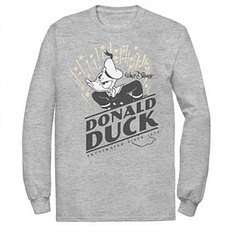Disney's Donald Duck Big & Tall Frustrated Long Sleeve Graphic Tee