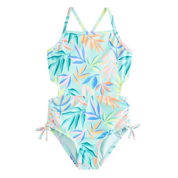 Baby & Toddler Girl Jumping Beans® One-Piece Swimsuit