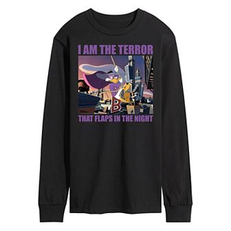 Disney's Darkwing Duck Men's Terror Long Sleeve Graphic Tee