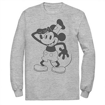 Disney's Mickey Mouse Big & Tall Captain Long Sleeve Graphic Tee