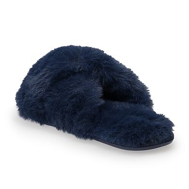 LC Lauren Conrad Women's Faux Fur Slippers