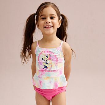 Disney's Minnie Mouse Toddler Girl 2 pc "Surf Club" Tankini & Swim Bottoms Set by Jumping Beans®
