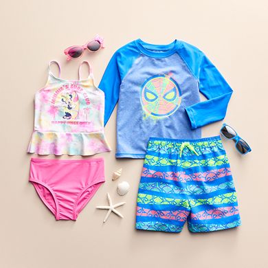 Disney's Minnie Mouse Toddler Girl 2-Piece "Surf Club" Tankini & Swim Bottoms Set by Jumping Beans