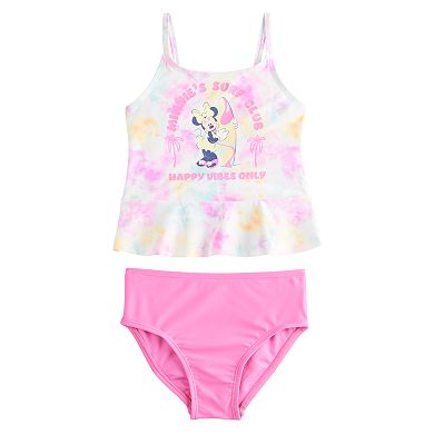 Disney's Minnie Mouse Toddler Girl 2-Piece "Surf Club" Tankini & Swim Bottoms Set by Jumping Beans