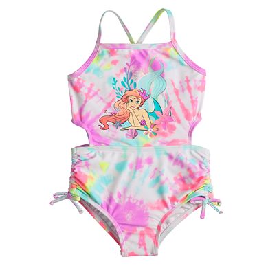 Disney Little Mermaid Baby & Toddler Girl One-Piece Ariel Rash Guard Swimsuit by Jumping Beans®