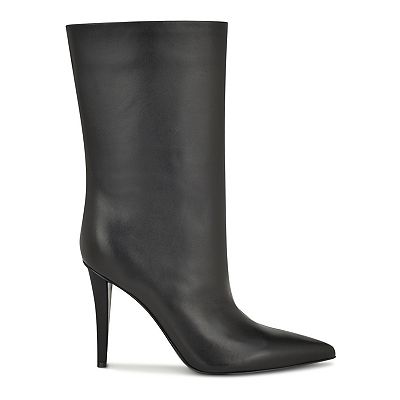 Bottines Western Talon Noir Costume National - Neuf Avec Boîte - Taille 42/9 US - Cuir Italie