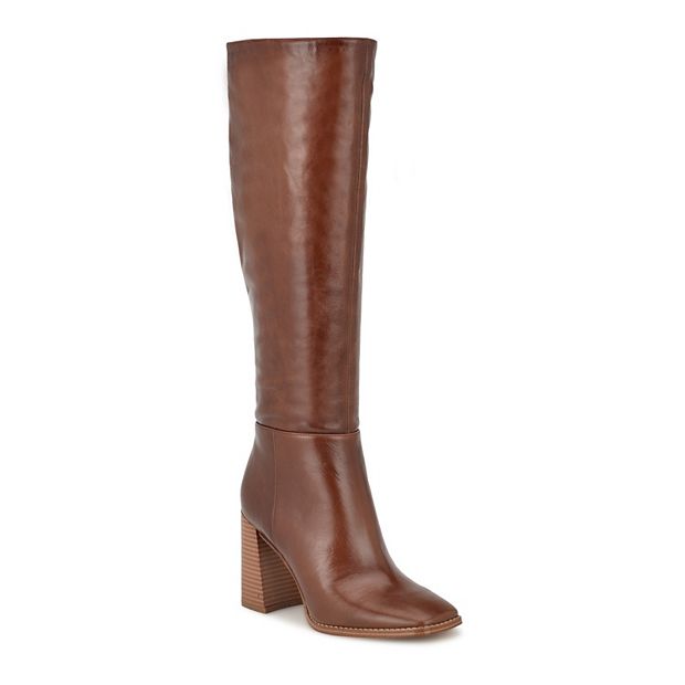 Nine West Temas Women s Block Heel Dress Boots