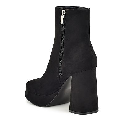 Nine West Velo Women s Flared Block Heel Dress Boots