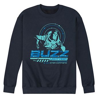 Disney / Pixar's Lightyear Men's Blue Fleece Sweatshirt