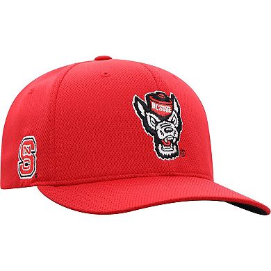 Men's Top of the World Red NC State Wolfpack Reflex Logo Flex Hat