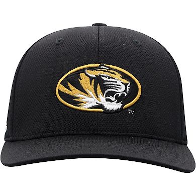 Men's Top of the World Black Missouri Tigers Reflex Logo Flex Hat