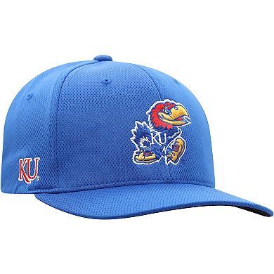 Men's Top of the World Royal Kansas Jayhawks Reflex Logo Flex Hat
