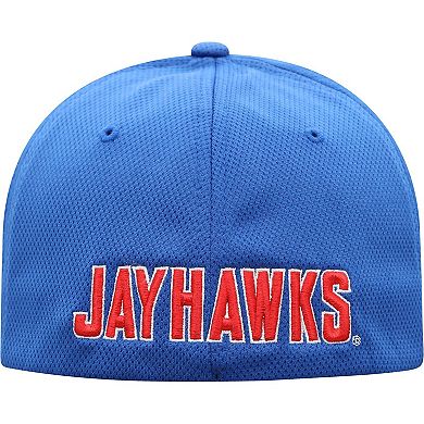 Men's Top of the World Royal Kansas Jayhawks Reflex Logo Flex Hat