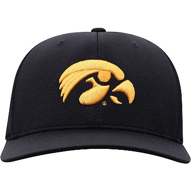 Men's Top of the World Black Iowa Hawkeyes Reflex Logo Flex Hat