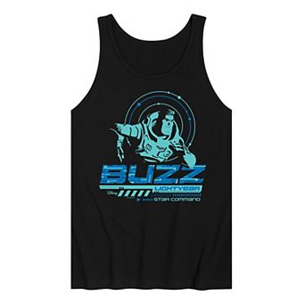 Disney / Pixar's Lightyear Men's Blue Graphic Tank Top