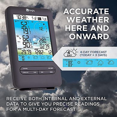 7-in-1 Wireless Weather Station 5.5" with 3-Day Forecast