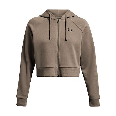 Women's Under Armour Rival Fleece Crop Full-Zip Hoodie