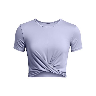 Women's Under Armour Motion Crossover Crop Short Sleeve Tee