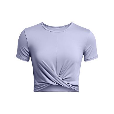 Women's Under Armour UA Motion Crossover Crop Short Sleeve Tee