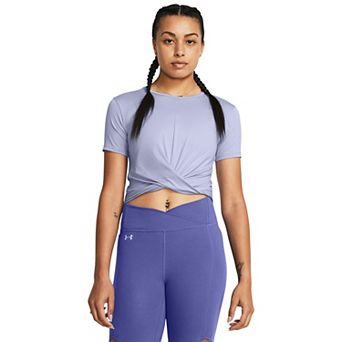 Women's Under Armour Motion Crossover Crop Short Sleeve Tee