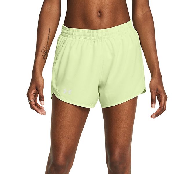 Women's Under Armour Fly-By Shorts Color: Retro Green Size: LARGE