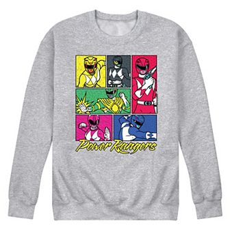 Men's Power Rangers Grid Fleece Sweatshirt