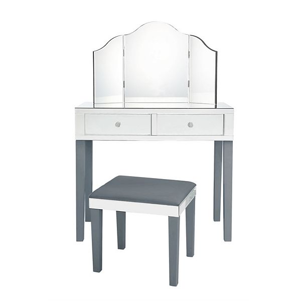 Beckham Vanity Table Trifold Mirror