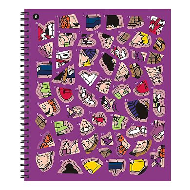 Brain Games® Sticker By Number: Charlie Brown Christmas Book