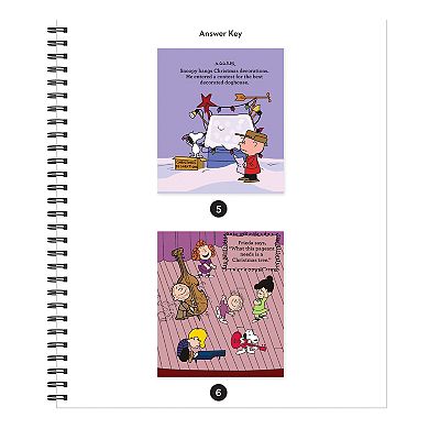 Brain Games® Sticker By Number: Charlie Brown Christmas Book