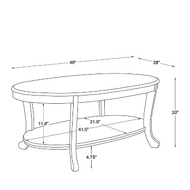 Linon Aubert Coffee Table