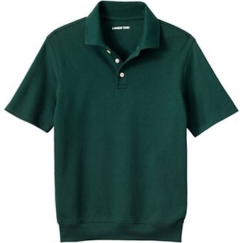 Kids 4-20 Lands' End School Uniform Short Sleeve Banded Bottom Polo Shirt
