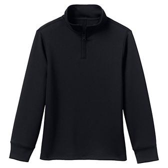 Kids 8-20 Lands' End School Uniform Kids Quarter Zip Pullover