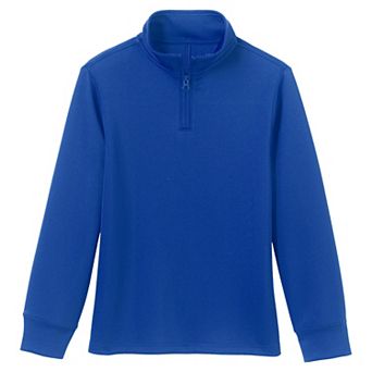 Kids 8-20 Lands' End School Uniform Kids Quarter Zip Pullover