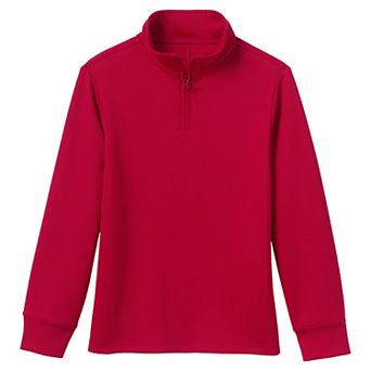 Kids 8-20 Lands' End School Uniform Kids Quarter Zip Pullover