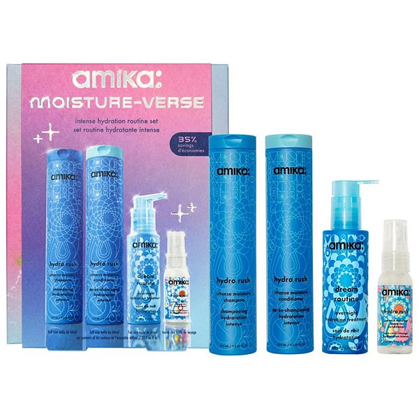 amika Moisture-Verse Intense Hydration Hair Routine Set
