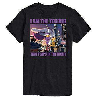 Disney's Darkwing Duck Big & Tall Terror Graphic Tee